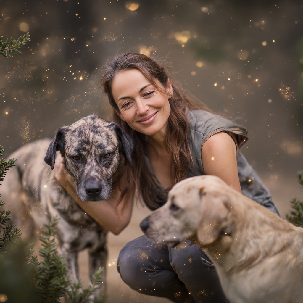 Clean dog walker website design demo staff1