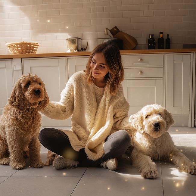 Clean dog walker website design UK services
