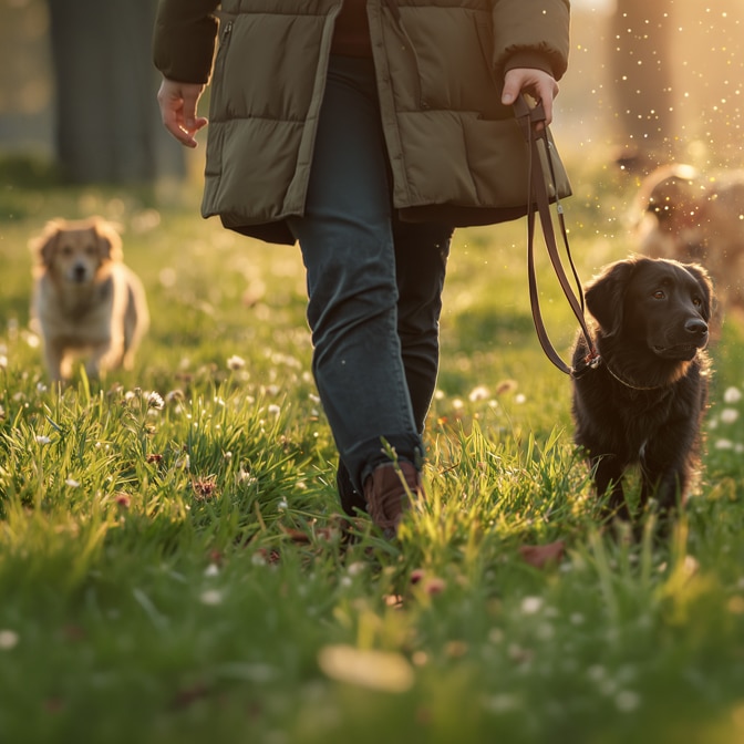 Clean dog walker website designs