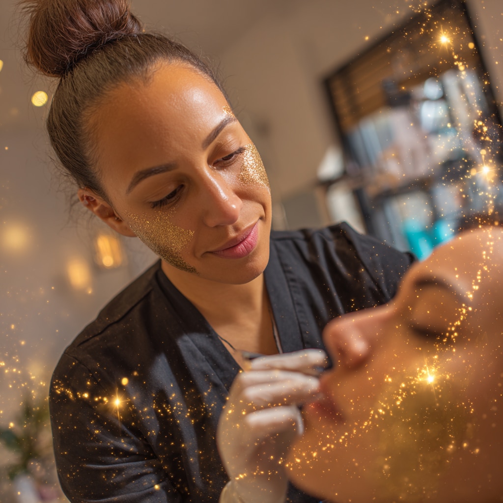 Clean website design for beautician services