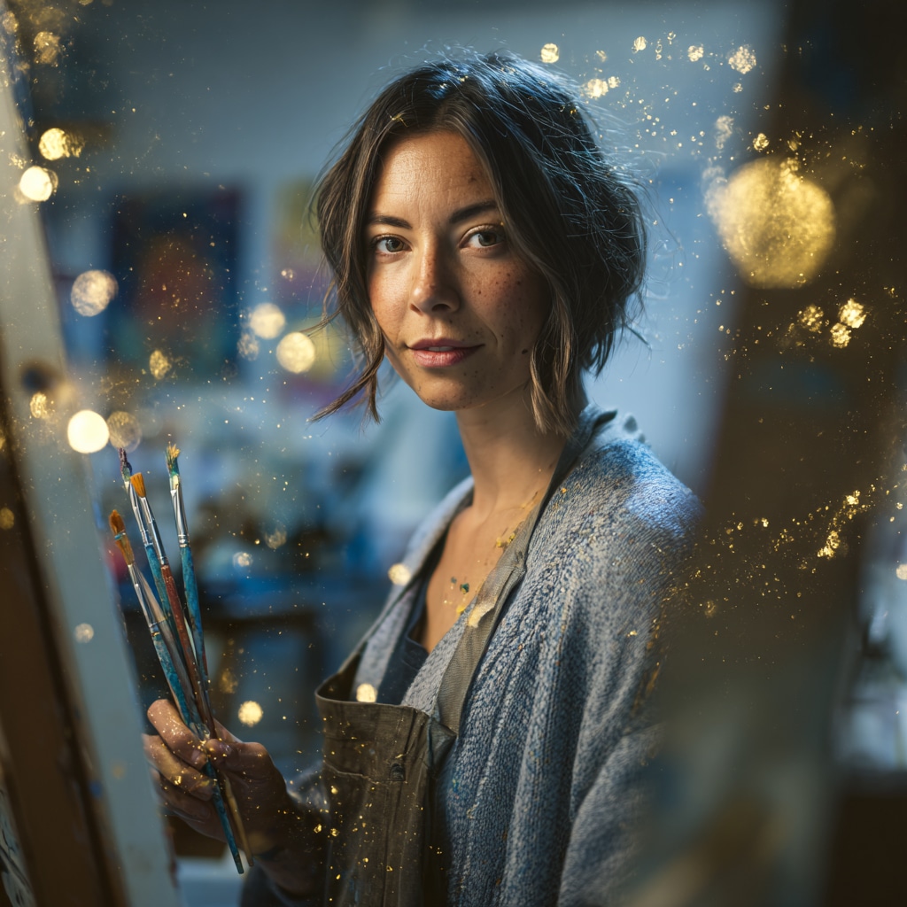 Clean website design demo artist staff