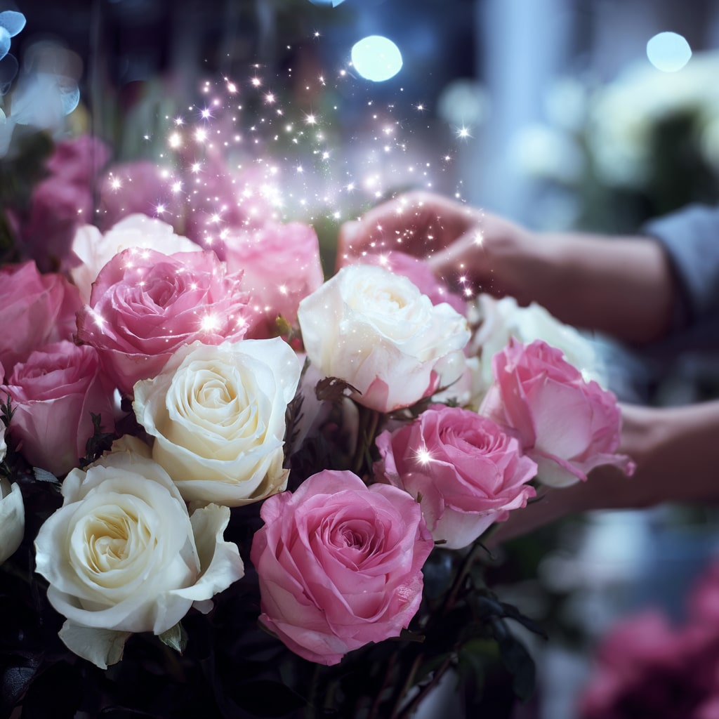 Clean website design for florist services