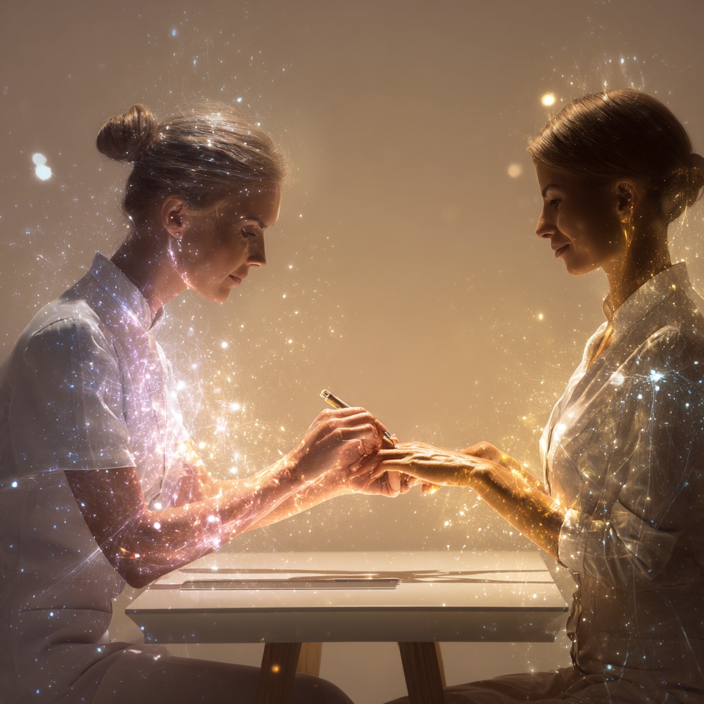 Clean website design for manicure services