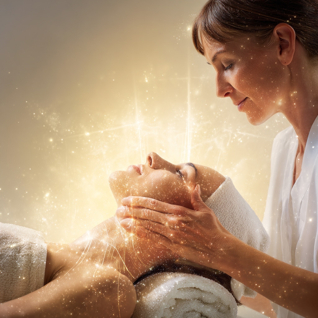 Clean website design for massage services