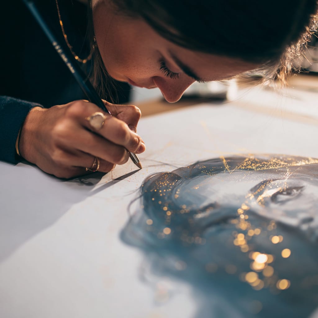 Custom website design for artists example image