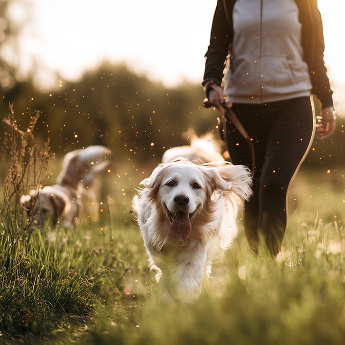 Dark dog walker web design service
