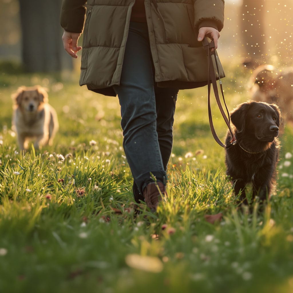 Dark dog walker website designs