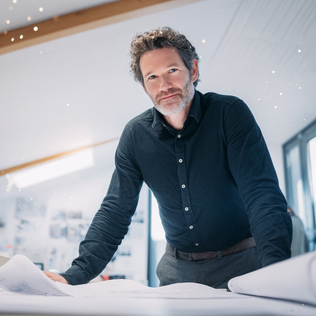 Grid website design demo architect staff picture