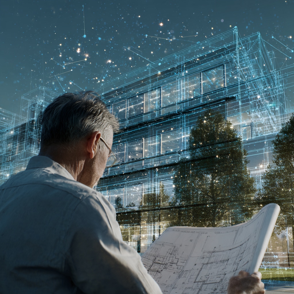 Grid website design for architects example image