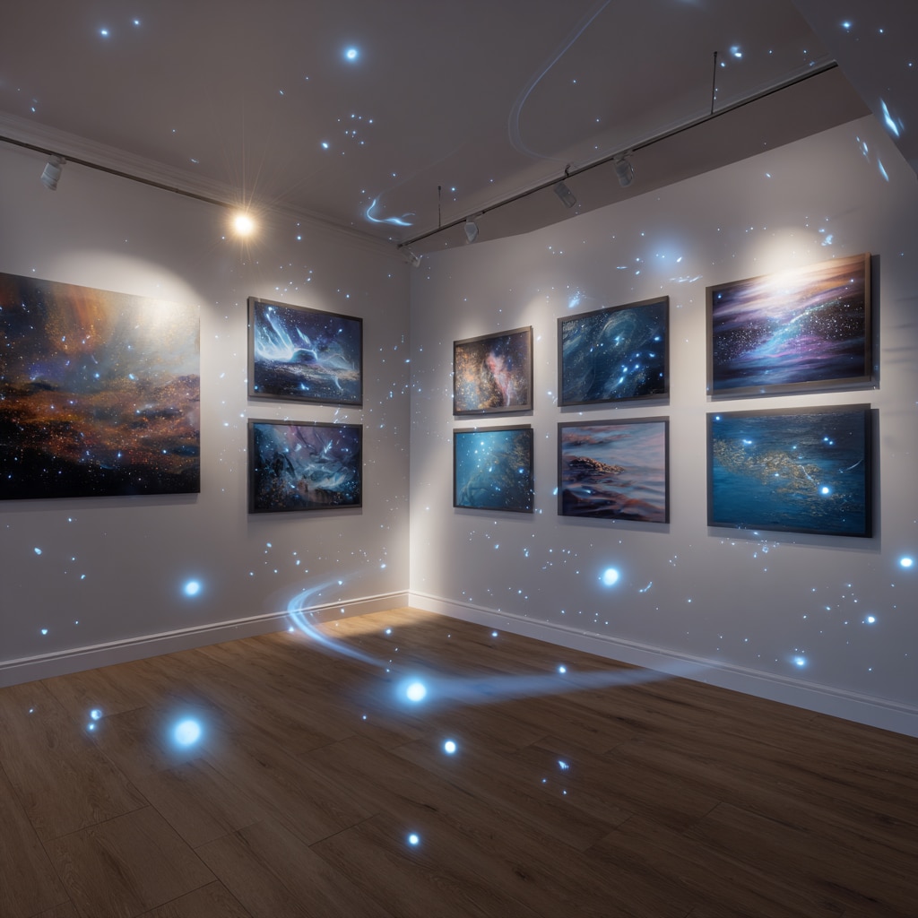 Grid website design for art galleries example image