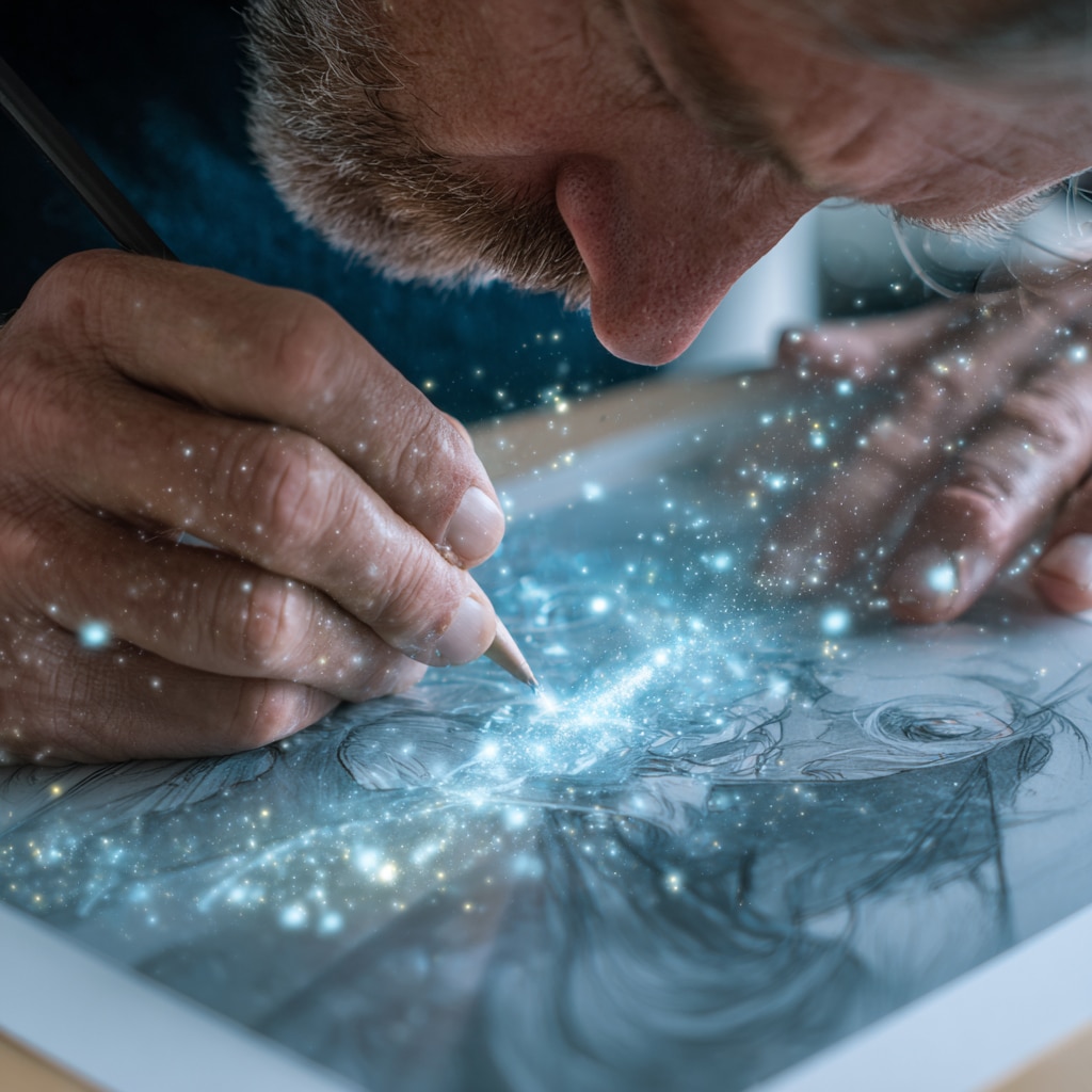 Grid website design for artists example image