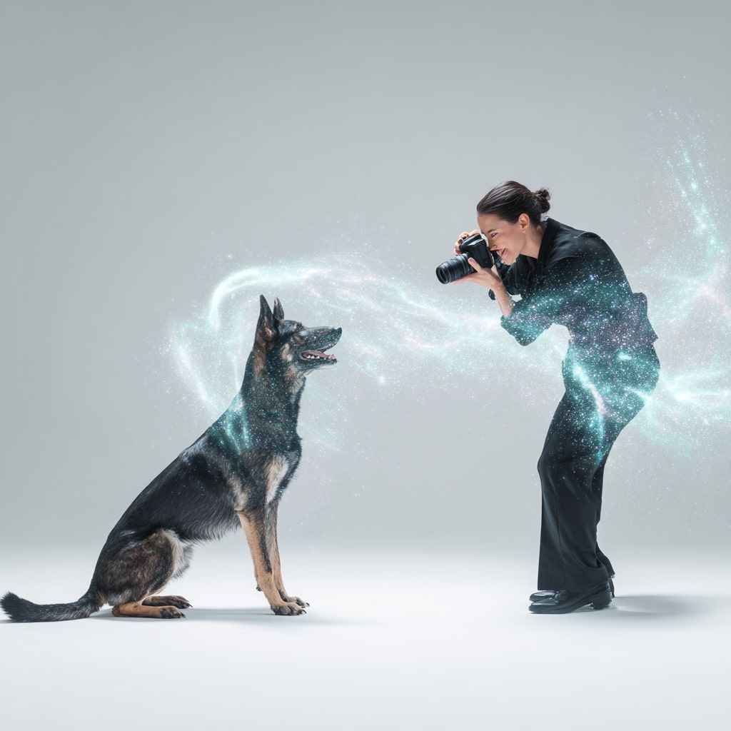 Grid website design pet photography services example image