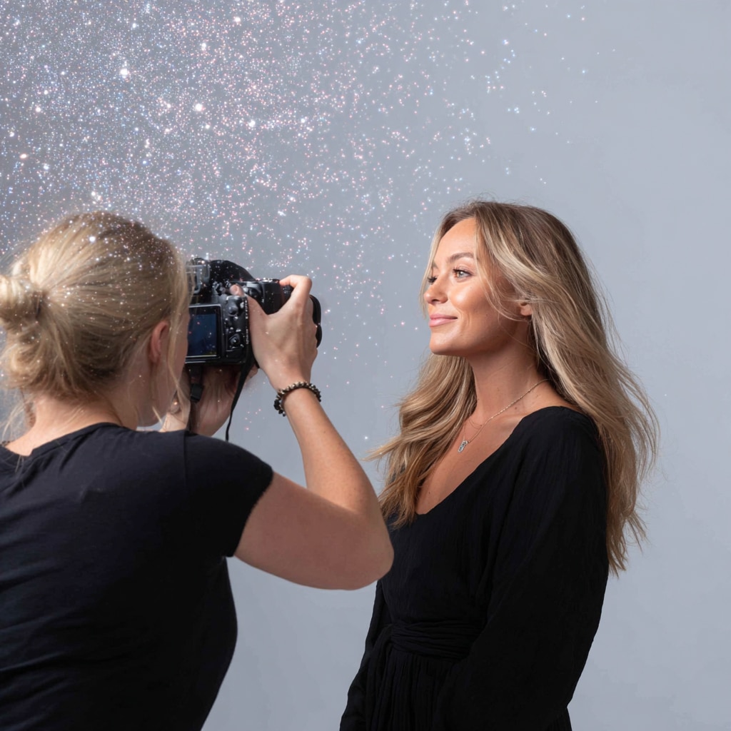 Grid website design portrait photography services example image