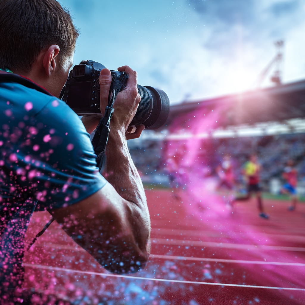 Grid website design sport photography services example image