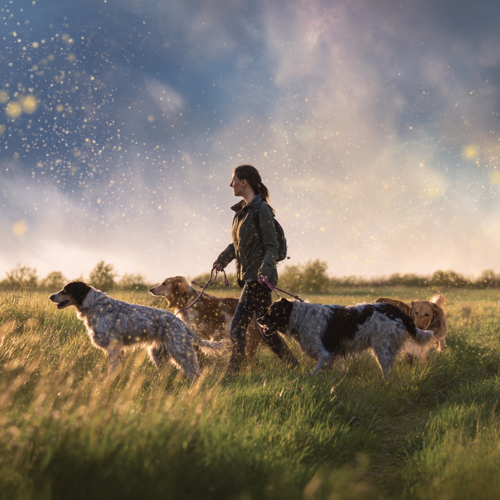 Popular website design dog walking services example image