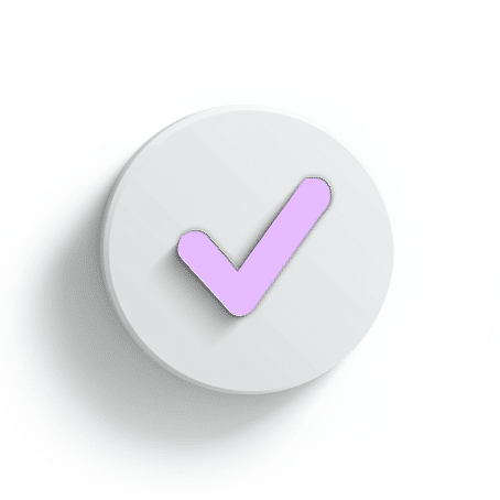 Popular website design tick icon