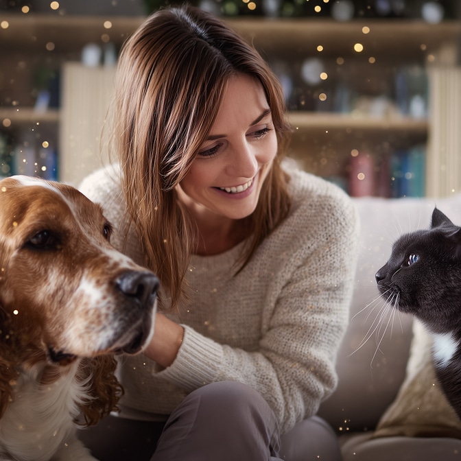 Vibrant dog walker website design pet sitting service