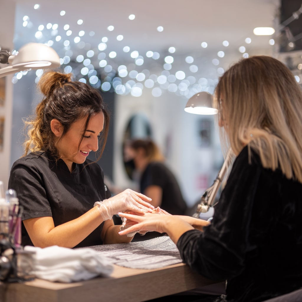 Vibrant website design beautician services