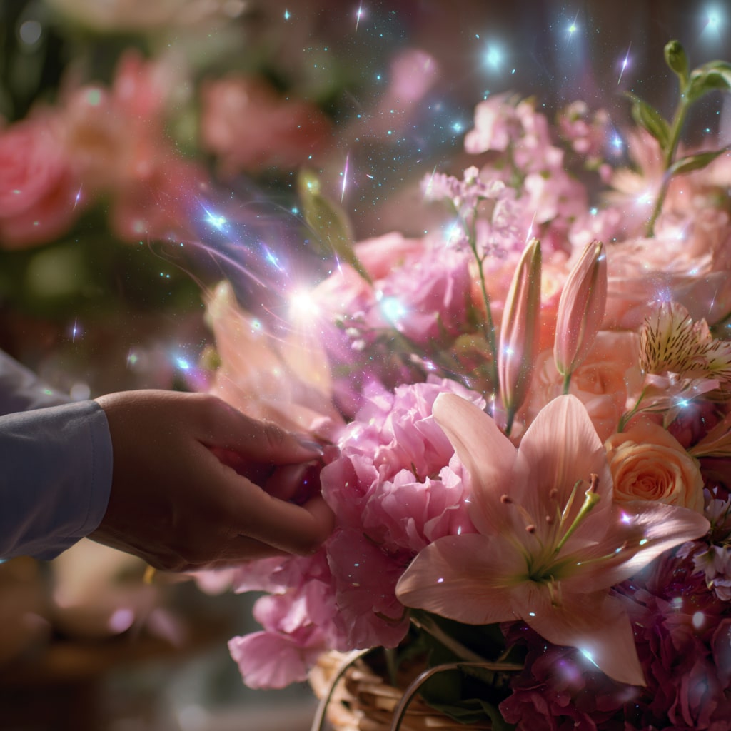 Vibrant website design for florist shops services