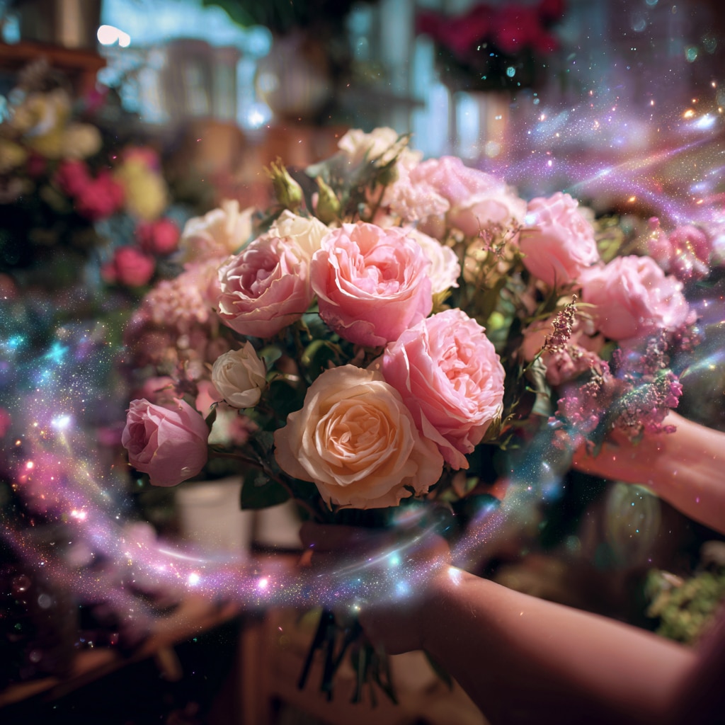 Vibrant website design for local florists services