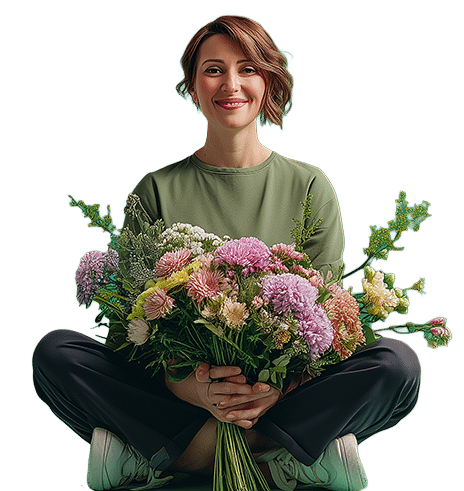 Vibrant website design local florist staff