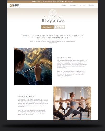 Clean website design Clean website design