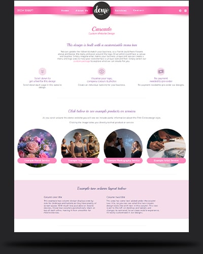 Custom website design Custom website design